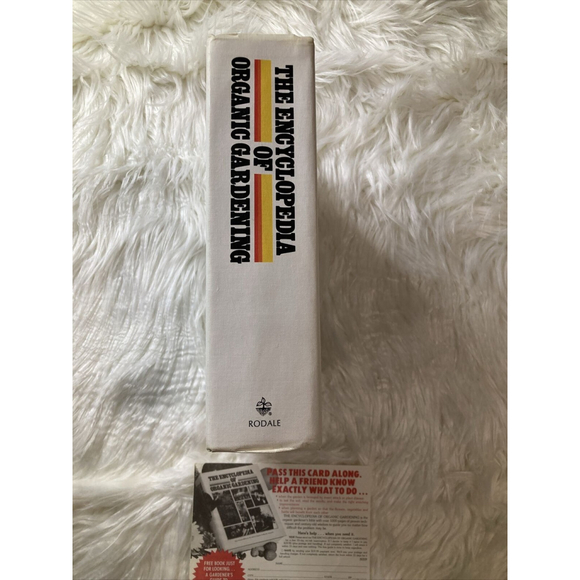 1978 The Encyclopedia of Organic Gardening Hard Cover Book With Rare Order Card! - Picture 3 of 11